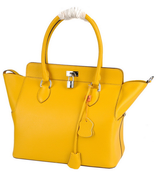 Best Hermes Toolbox 20 Shoulder Bag Yellow 6021 On Sale - Click Image to Close